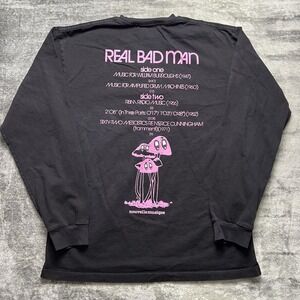 Real Bad Man Crimewave RBM Radio Nouvelle Music Men's Size Large Black